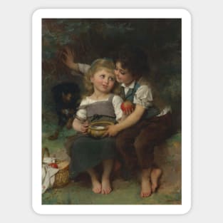 La Jatte De Lait by Emile Munier Sticker